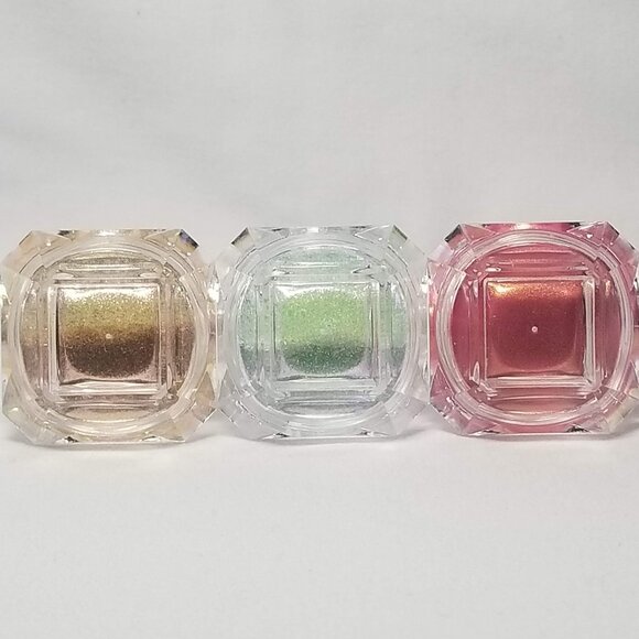 Set of Three Multichrome Eyeshadows - Pink, Champagne, and White - Picture 13 of 14